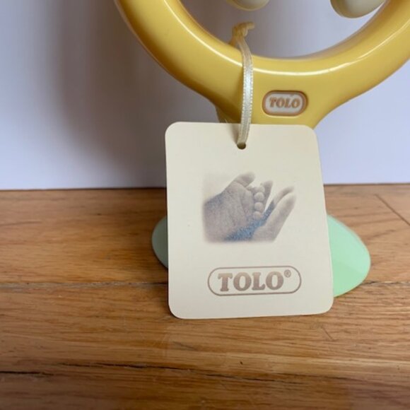 Vintage Tolo Bunny Ferris Wheel Baby Toy | Spinning Suction Cup Toy - Picture 3 of 5